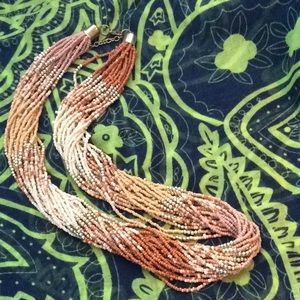 Long beaded necklace